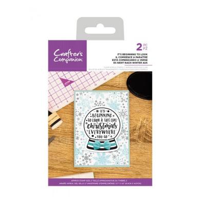 Crafter's Companion Clear Stamps -  It's Beginning To Look